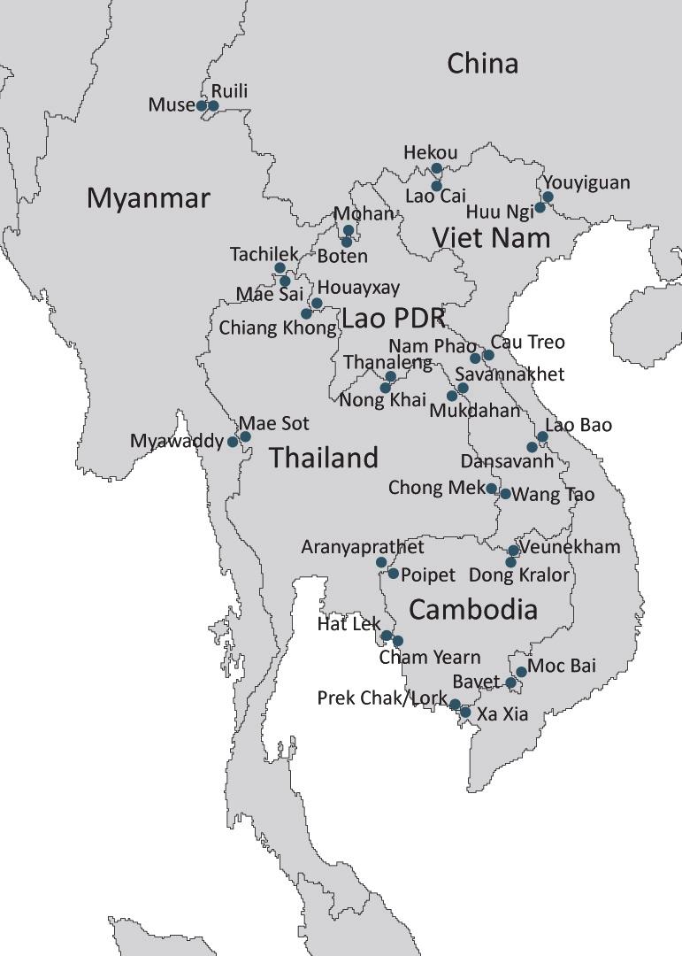 Laem Chabang (Thailand s largest port). 9 The East West Economic Corridor is based on a 1,450 kilometre road map between Myanmar and Viet Nam.