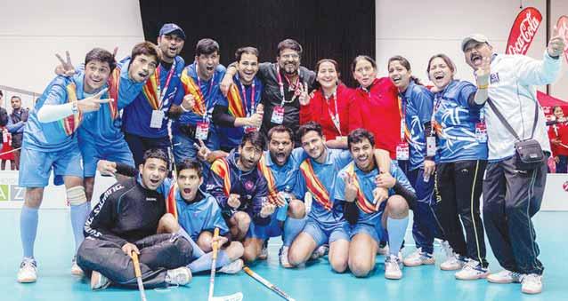 in a day or two, the State Jmust be busy in celebrating Special Olympics Bharat Team Floor Ball winning Gold Medal in Austria on Saturday in which a Jharkhand boy Abhiranjan Kumar played wonders for