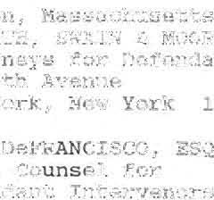 Case: 13-3069 Document: 40-1 Page: 84 11/15/2013 1093891 90 SPA18 Boston, Massac huset ts 02 109-2831 CRAVATH, SWAIN & MOORE Attorneys f o r Defendant I ntervenors 825 8th Avenue New York, New York