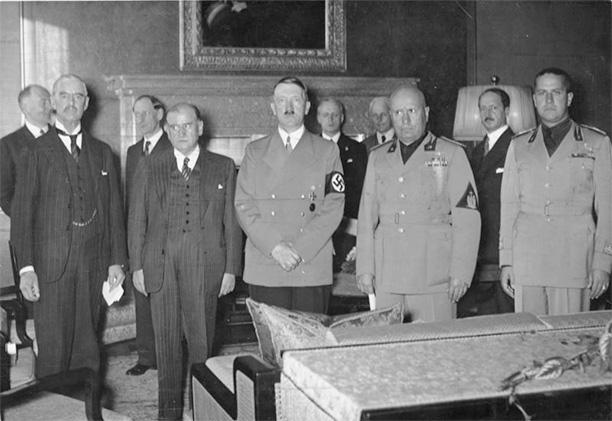 q German, French, British, and Italian leaders met to discuss these demands in Munich.