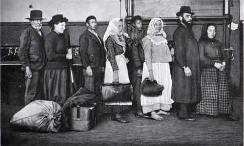 Europeans Between 1870-1920, 20 million Europeans from Italy, Austria-Hungary, and Russia arrived in the United States Reasons
