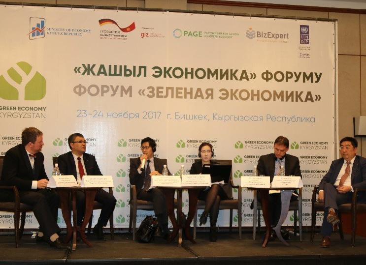 Kyrgyz experiences in the use of green technologies in business.