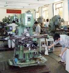 Phase I (2000-2005) teaching machining & electronics by