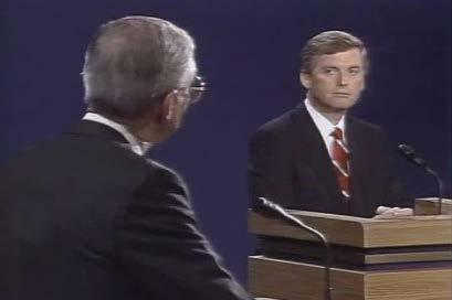 Dan Quayle Versus Lloyd Bentsen The Civic Auditorium in Omaha, Nebraska hosted the vicepresidential debate on October 5, 1988.