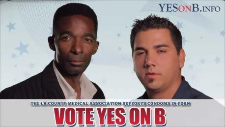 Yes on Measure B recruited porn actors who had contracted HIV to make their case.