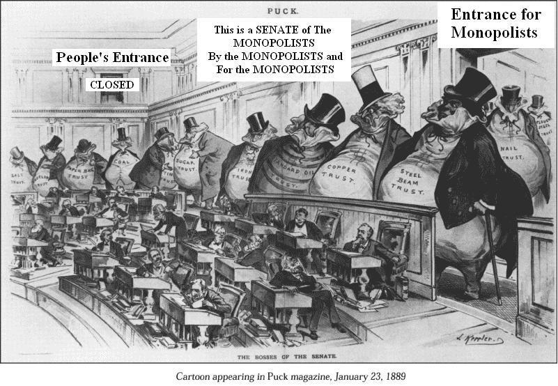 Document 5: Bosses of the Senate Political Cartoon Historical Background for documents 4 and 5: Following the Reconstruction era, many changes occurred in the United States including
