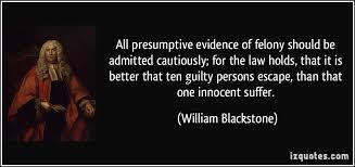 William Blackstone English lawyer established the concept of