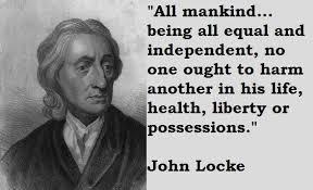 John Locke Englishmen who established the idea of government with the consent of the governed.