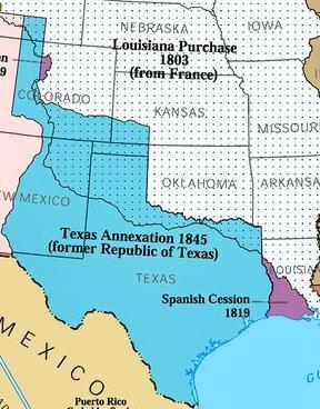Adding Texas Americans settled in Texas when it was part of Mexico. Mexico had freed their slaves in 1821 but Texans wanted to keep their slaves because of cotton.