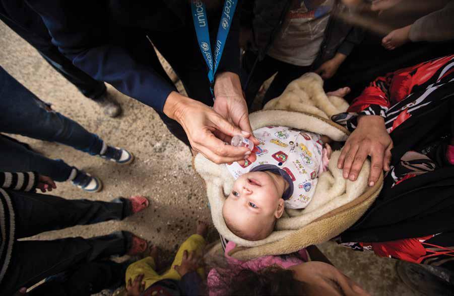 REGIONAL STRATEGIC OVERVIEW Regional Refugee & Resilience Plan 2015-2016 Lebanon: A Syrian baby receives a polio vaccine.