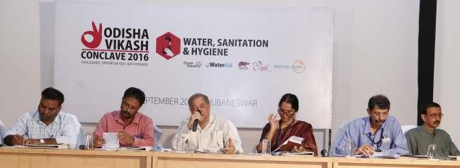 Parallel Theme Sessions 42 There were two theme sessions on Water and Sanitation respectively chaired by Shri P K Sahoo, Chairman, CYSD and Shri Joe Mediath, Chairman, Gram Vikash.
