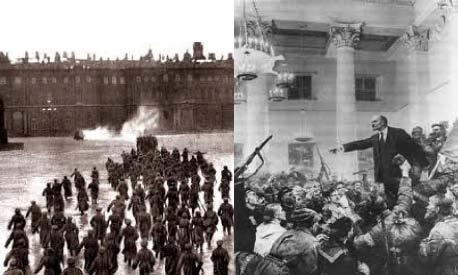During the night of November 6th, the Bolsheviks attacked the Winter Palace in St. Petersburg, where the provisional government met, and took power. The government quickly collapsed.