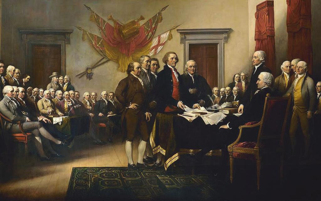 THE FOUNDING DOCUMENTS The Declaration of Independence On July 4, 1776, the Declaration of Independence was unanimously approved and officially adopted by representatives of the 13 colonies to the