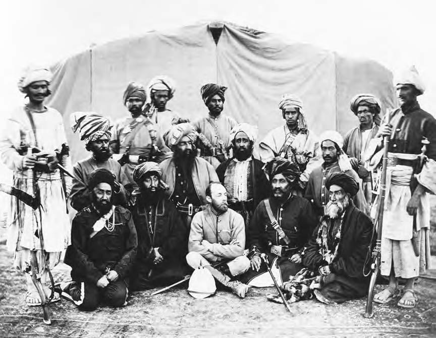 46 CENTRAL INTELLIGENCE AGENCY AND ITS SUPPORT FOR THE MUJAHIDEEN Sir Pierre Louis Cavagnari, British envoy to Afghanistan, photographed on his way to Kabul in July 1879.