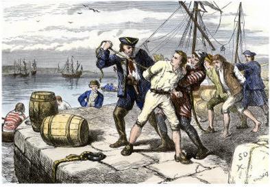 THE EMBARGO ACT OF 1807 War continued to rage between Britain and France. British ships started stopping U.S. ships to search for deserters from the British navy.