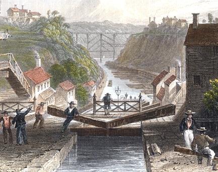 THE ERIE CANAL In the early 1800s, it was easier and cheaper to ship goods by water than by land. In 1816, the Governor of New York proposed a 360-mile canal connecting Lake Erie to the Hudson River.