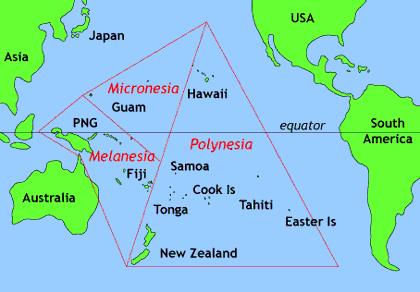 The South Pacific The South Pacific has a relatively high HDI but is much less central to the global economy because of its small number of inhabitants and peripheral location.