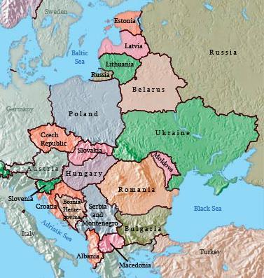 Eastern Europe Eastern Europe has the dubious distinction of being the only region where the HDI has declined significantly since the United Nations created the index in 1990. In 1990 Eastern Europe.