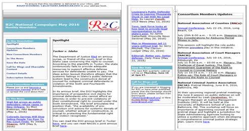 Court Managers Role in R2C National Campaign Join the R2C National Campaign online at www.rtcnationalcampaign.