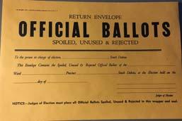 BALLOTS IN THE BALLOT BOX ABSENTEE BALLOT PROCESSING Process absentee ballots whenever you have time during election day or immediately after the polls close.