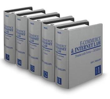 E-COMMERCE & INTERNET LAW: TREATISE WITH FORMS