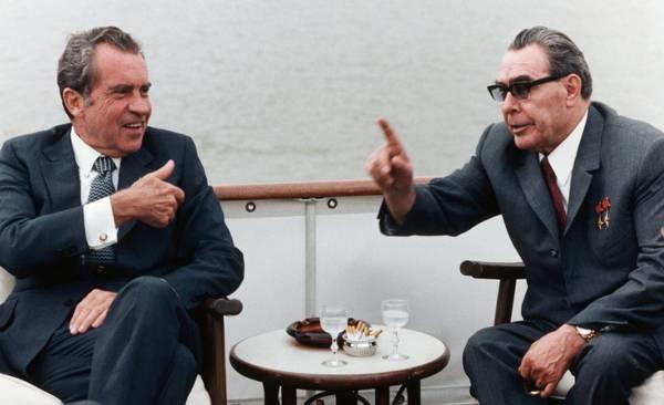 Brezhnev to His visit led to the negotiate with