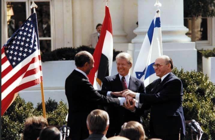 Carter & Foreign Policy Carter brought Egyptian leader Anwar el-sadat & Israeli leader Menachem Begin to the U.S.