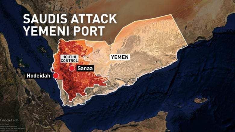 P a g e 76 Arab coalition expects that the operation will force the Houthi rebels in Yemen to sit down for a negotiated settlement of the conflict that has caused a major humanitarian disaster in