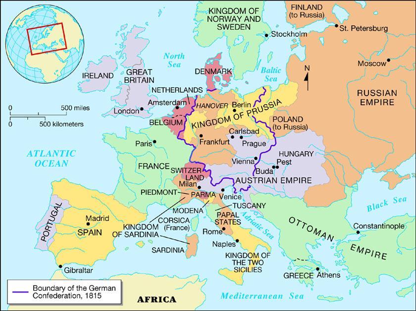 What regions or parts of Napoleon s French Empire did France lose as a result of the Congress of Vienna?