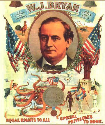 In the 1896 presidential election, bimetallism
