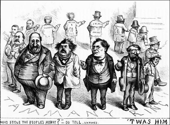 Thomas Nast Went after corrupt political boss the famous William Macy Tweed (Boss Tweed) Boss