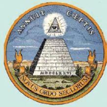 The reverse of the Great Seal features an unfinished pyramid, which Thomson states signifies strength and duration.