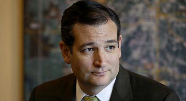 Sen. Ted Cr uz (R-TX) Conservative Senator from Texas (155 delegates). Raised the most in hard dollars of any candidate.