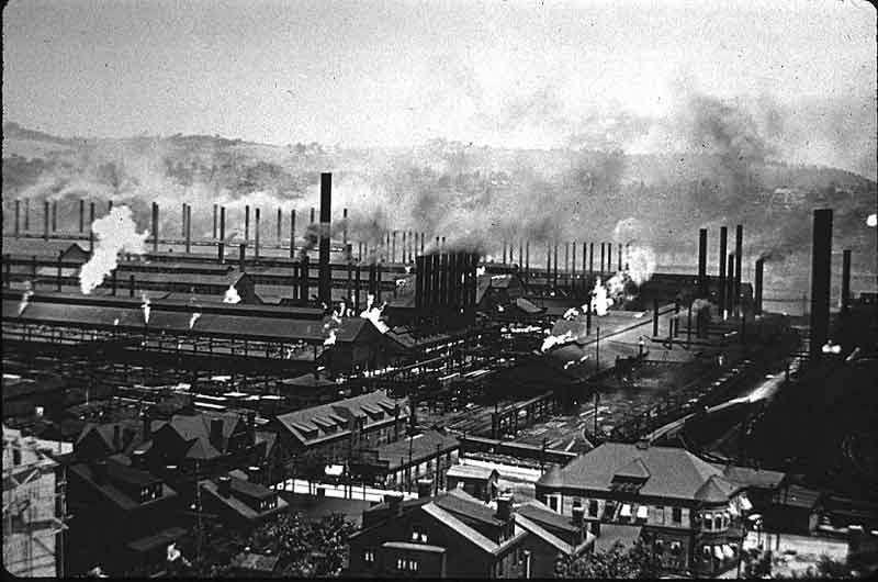 1892, Carnegie Steel workers strike over pay cuts Management locks out workers and