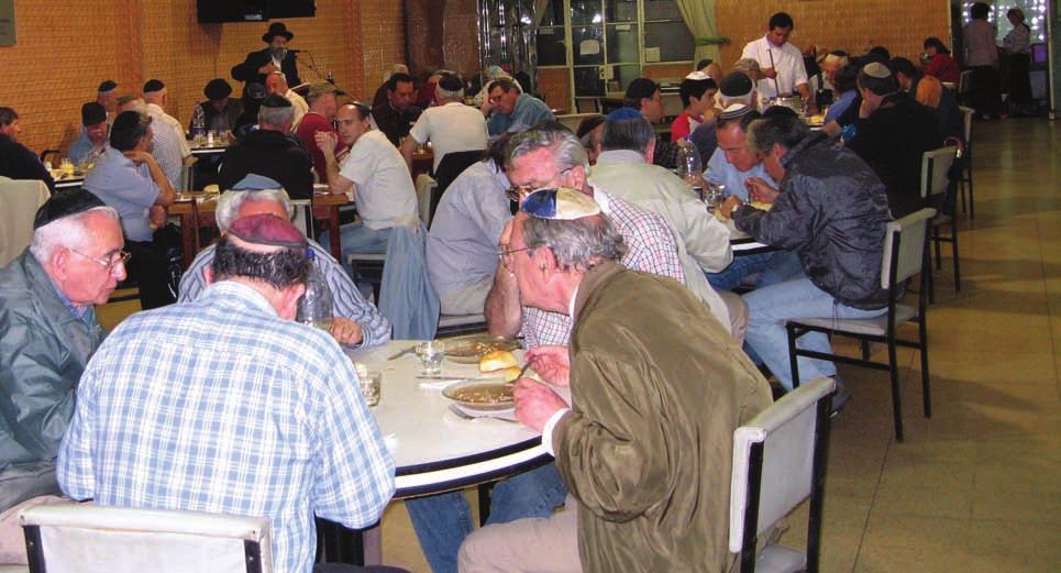 Right: Nazi victims in Argentina enjoy a social gathering with music sponsored by the Tzedaka Foundation, which receives Claims