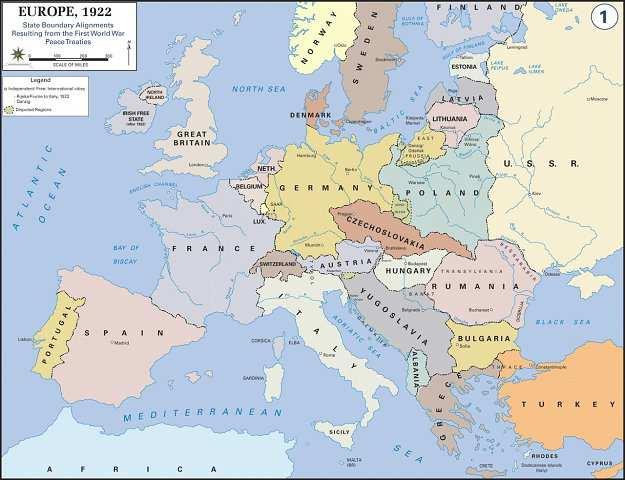 Europe 1922: