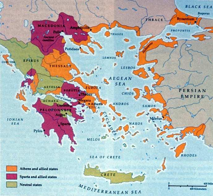 The Peloponnesian War (431 to