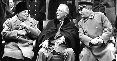 Yalta Conference:2/45 FDR wants quick Soviet entry into Pacific war.