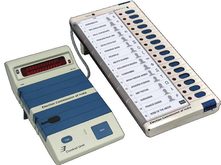 1 Electronic Voting Machines are being regularly used by Election Commission of India in all the General Elections to State Legislative Assemblies & Bye-elections to Assembly/Parliamentary