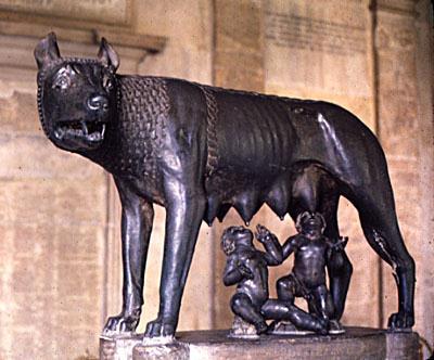 Origins of Rome Legend - Romulus & Remus twins, sons of Mars (god of war),
