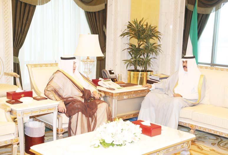 Kuwait s $2 billion initiative in African continent bearing fruit 1 mln financial award in name of late Al-Sumait announced KUNA photos Top: His Highness the Deputy Amir receives acting NA Speaker
