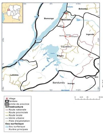 Institutional Choice and Fragmented Citizenship in Bikoro, Territory of DFC 9 Map1: Map of Equateur