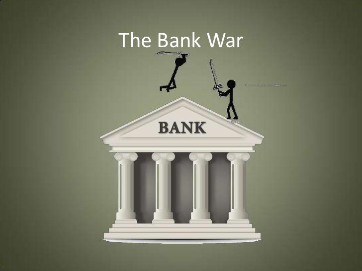 THE BANK WAR I. During the nullification crisis Jackson upheld the power of the federal government over state governments II.