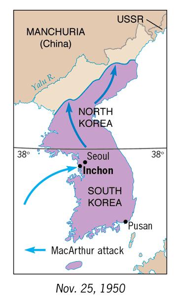 MacArthur s Lands at Inchon