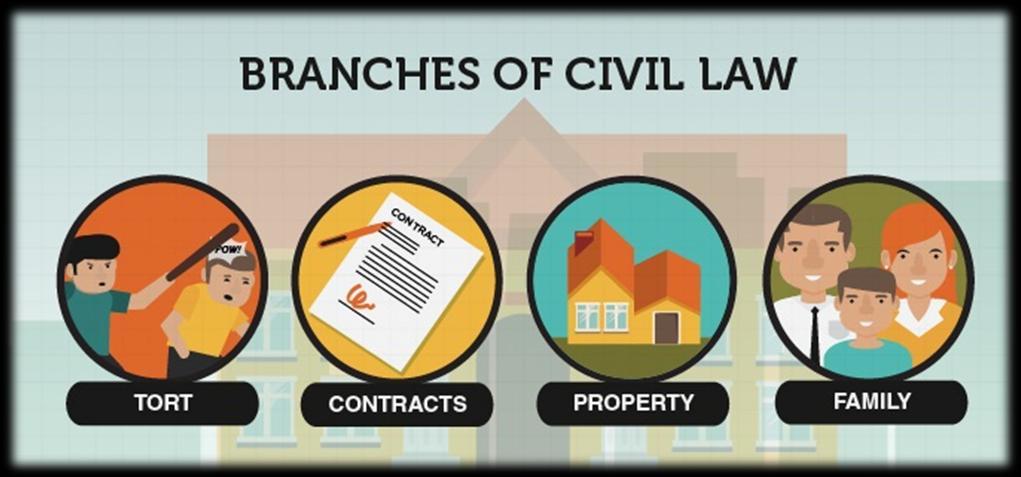Types of Civil Disputes o tort case: a civil suit involving personal injury or damage to property... Legislature has put limits on awards in Texas.
