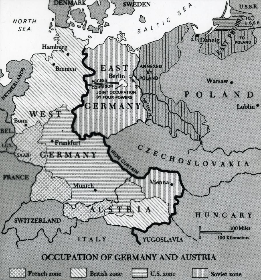No provisions were made for access between zones Division of Germany Allies divided the country into zones Berlin, the