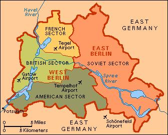 Berliners struggle When the Soviets attempted to block the three Western powers from access to Berlin in 1948, the 2.