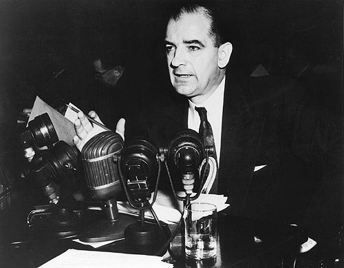 26. Explain McCarthyism McCarthyism tactic of damaging reputations with vague and unfounded charges.