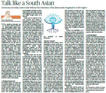 Talk like a South Asian: Democracy in India cannot exist without the