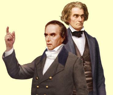 government. Daniel Webster insisted that the interests of the Union should prevail. John C. Calhoun believed that the powers of the states were greater.
